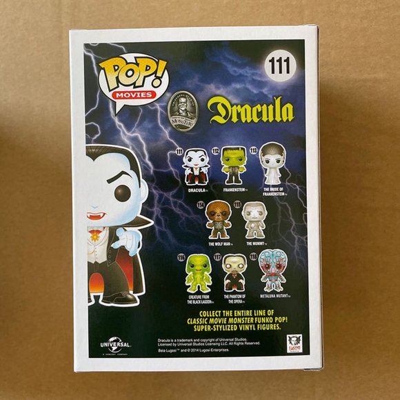 Funko Pop Monsters Dracula #111 - Picture 3 of 3